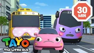 Tayo English Episode l Adorable and Timid Vehicles Compilation!!😳 l Tayo Episode Club