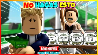 COMPRANDO TU AMOR 🤑 Roblox Brookhaven rp Mini Pelicula (Historias en español con Voces)