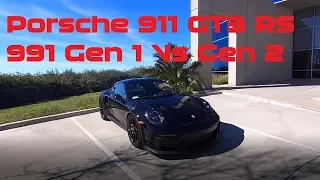 Porsche GT3 RS 991.1 vs 991.2 / Gen 1 vs Gen 2 / 2016 vs 2019 / 911