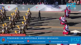 Banda Acosta representa a Centro América en Desfile de las Rosas