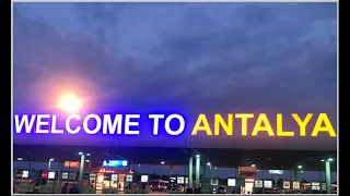 Lotnisko w Antalya. Antalya airport. Turkey 2021.
