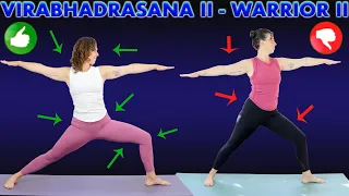 Warrior 2 Pose Instructions Virabhadrasana 2