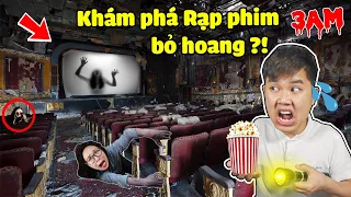 bqThanh Vlog Đừng Khám Phá Rạp Phim Bỏ Hoang Lúc 3 Giờ Sáng ???