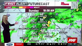 Courteney Jacobazzi's Sunday forecast