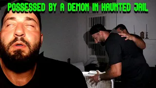 POSSESSED by  A DEMON in HAUNTED JAIL ft OMARGOSHTV (GONE WRONG)