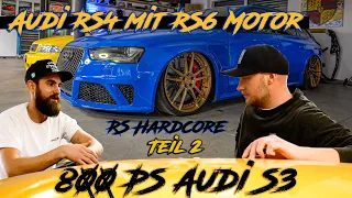 800PS Audi S3 & RS4 B8 mit RS6 Motor I RS Hardcore - Teil 2 I RD48