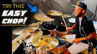 The EASY WAY to start CHOPS on the drums (use this rudiment) Drum Lesson
