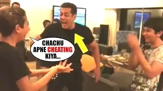 Salman Khan's Cutest Moment Playing With Nephews Arhaan & Nirvaan Khan