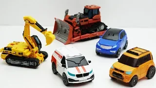 Tobot Robot Stopmotion mini car! Civil War Transformers Decepticon Scrapmetal, Rampage, Ultra Magnus