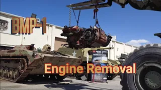 BMP-1 Engine removal / Restoration