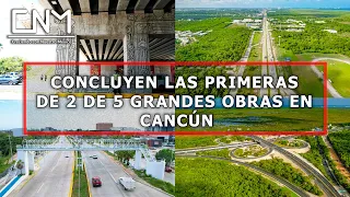 Abren al público el Distribuidor Aeropuerto Cancún y Bulevar Colosio, Cancún Quintana Roo