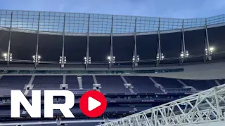 Storm Eunice causes Tottenham's stadium roof shake