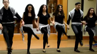 LA Dabke Troupe Performing for SJP (UCLA)