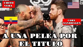 CHITO VERA VS CORY SANDHAGEN EN VIVO SI GANA CHITO SE APROXIMA AL TITULO DE LA UFC #ufc #chitovera