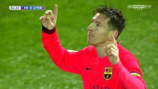 Lionel Messi vs Eibar (Away) 14-15 HD 720p (14/03/2015) - English Commentary