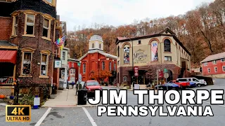 JIM THORPE Pennsylvania, Autumn 4K Walk