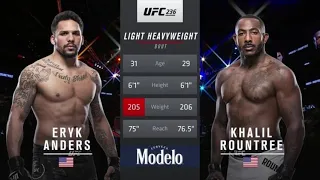 Eryk Anders vs Khalil Rountree Jr.