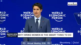 Justin Trudeau Urges Business To Hire More Women, Tackle Harassment