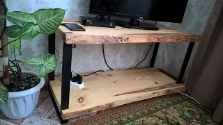 Тумба под телевизор в стиле лофт / DIY loft TV stand