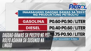 Dagdag-bawas sa presyo ng petrolyo asahan sa susunod na Linggo | TV Patrol