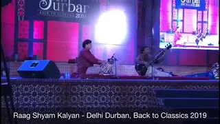 Ustad Shahid Parvez Khan accompanied by Ustad Akram Khan on tabla.