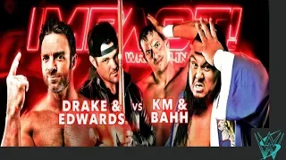 Impact Wrestling Eddie Edwards and Eli Drake vs. Fallah Bahh and KM!!