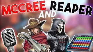 Reaper Soundboard and McCree Voice Actor in Overwatch Competitive! (Overwatch Trolling)