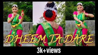 Dheem Ta Dare।। Bharatnatyam Dance ।। Sayoni Halder Choreography।।