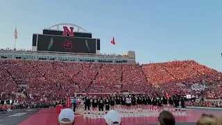 Nebraska Introductions Lineup Volleyball Day in Nebraska 2023