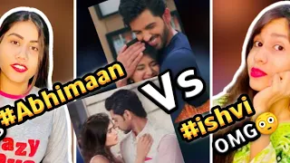 Abhira Aur Armaan VS Savi Aur Ishaan Cute And Funny Moments Reaction  @ashmahReaction