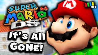 Beating Super Mario 64 DS but (Mostly) Everything is MISSING [TetraBitGaming]