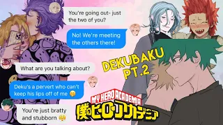 DekuBaku Triple Date! 🥰💞 || DKBK Pt. 2 || MHA Texting Story