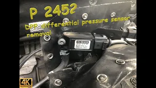 P2452 DPF differential pressure sensor removal - VW|Skoda|Seat