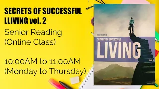 Day 161 - Secrets of Successful Living Vol.2 | Senior Reading