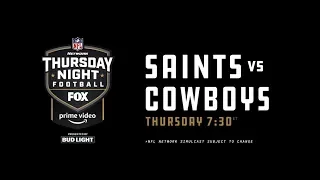 Saints vs Cowboys 2018 TNF PrimeTime NFL