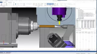 SolidCAM Mill-Turn Complete Machine Simulation 2