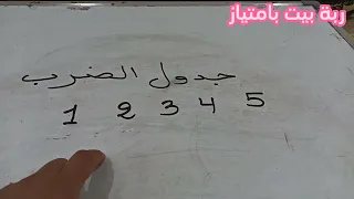 جدول الضرب السنة الثانية ابتدائي/الجزء الثاني