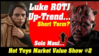 Hot Toys Sixth Scale Market Value Show # 2 - Star Wars Luke ROTJ figs HYPE Short Term? Maul Trend UP