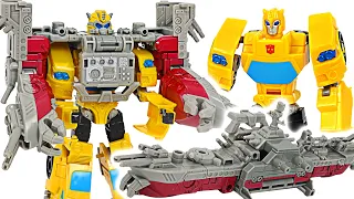 Transformers Cyberverse Bumblebee Spark Armor Ocean Storm mounted! | DuDuPopTOY