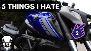 5 things I HATE about my MT 07 2021 | 4K