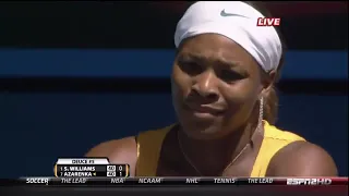 2010 Tennis Australian Open  Serena Williams vs Victoria Azerenka