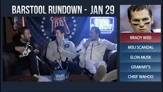 Barstool Rundown - January 29, 2018