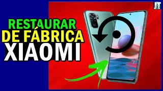 Como RESTAURAR de FÁBRICA CELULAR XIAOMI SEM PERDER NADA passo a passo