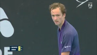 Daniil Medvedev vs Lorenzo Sonego highlights ADELAIDE INTERNATIONAL 1