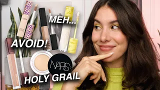 RANKING EVERY CONCEALER I'VE TRIED! (holy grails to fails)