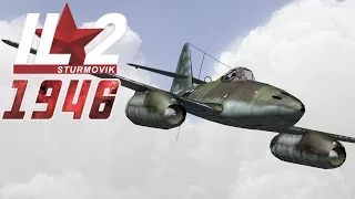 Full IL-2 1946 mission: "Turbo Power" Me-262's intercepting an american raid