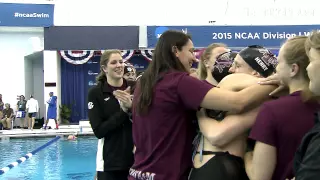 2015 NCAA Women's Swimming & Diving Championships Highlights