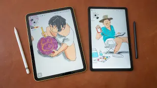 iPad 10 vs Tab S6 Lite (2022) for artists and drawing
