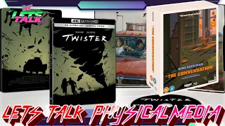 LETS TALK PHYSICAL MEDIA - Twister, The Conversation coming to 4k, July SHOUT factory announcements!