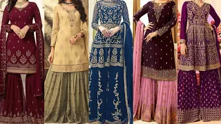 Trendy Sharara Suit Design Ideas || HamuzTrendz || #collection #sharara